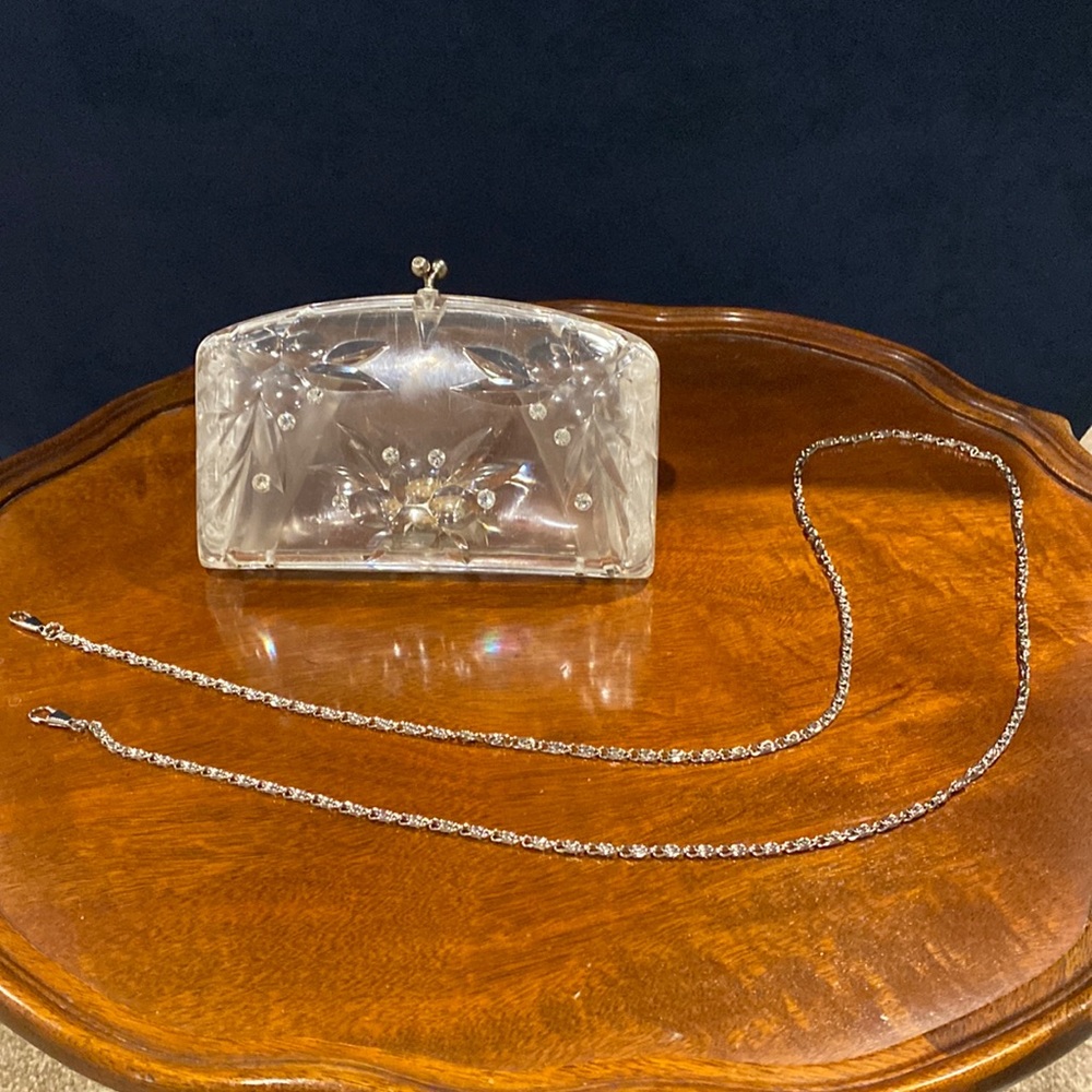 Vintage 1950s Lucite Clutch